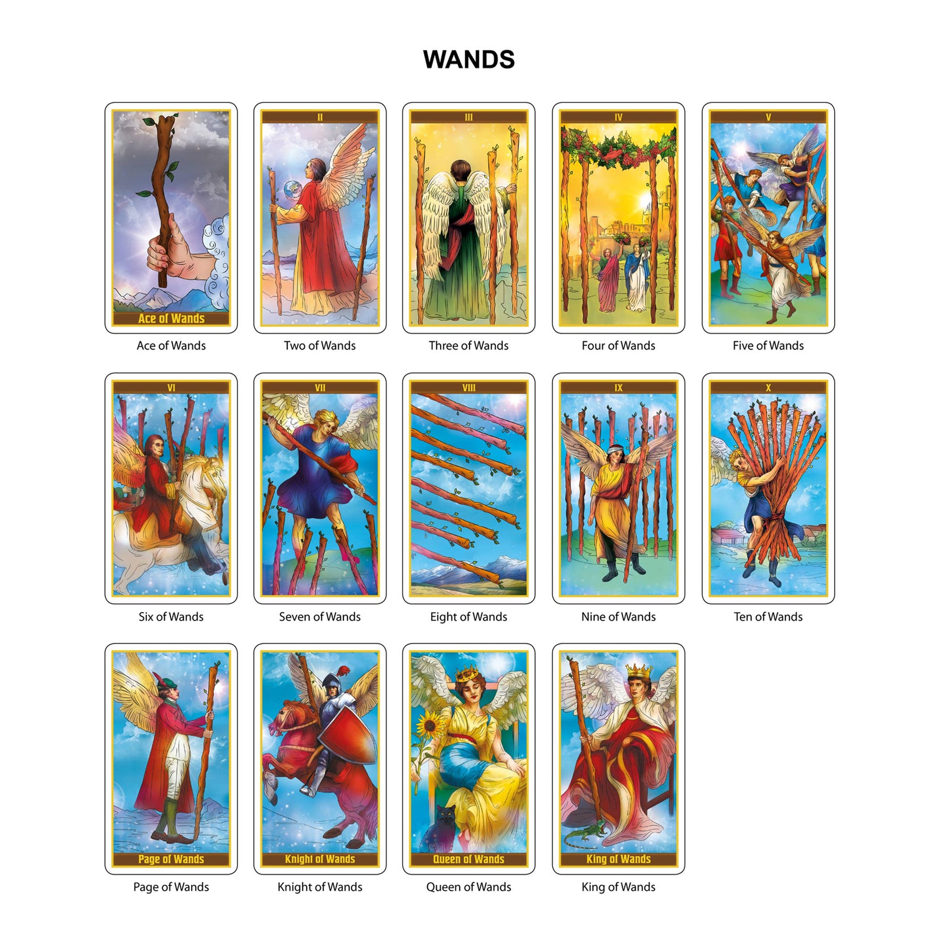 The Angels Tarot Modern Tarot Cards Deck