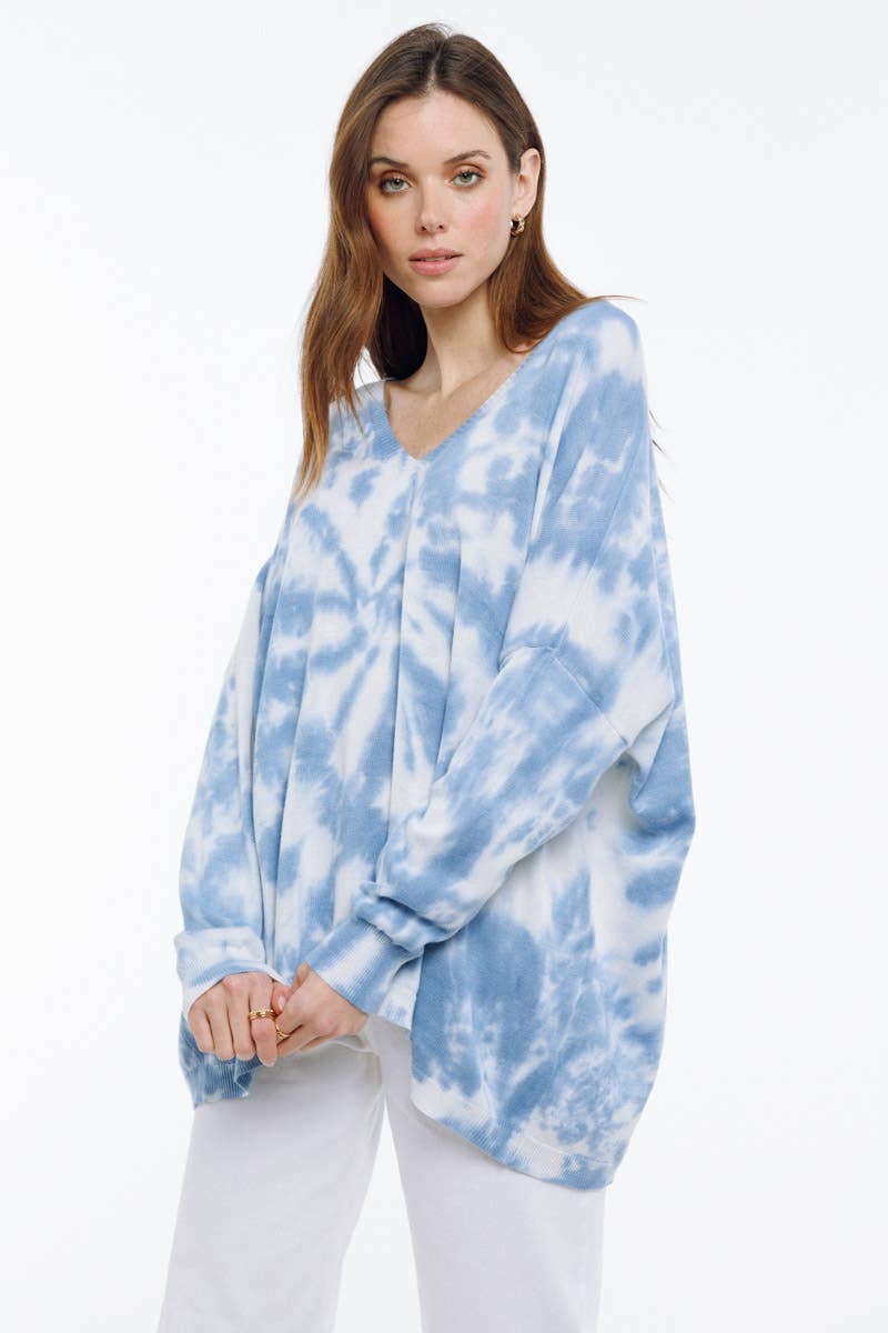 TIE&DYE pattern sweater - PAZA