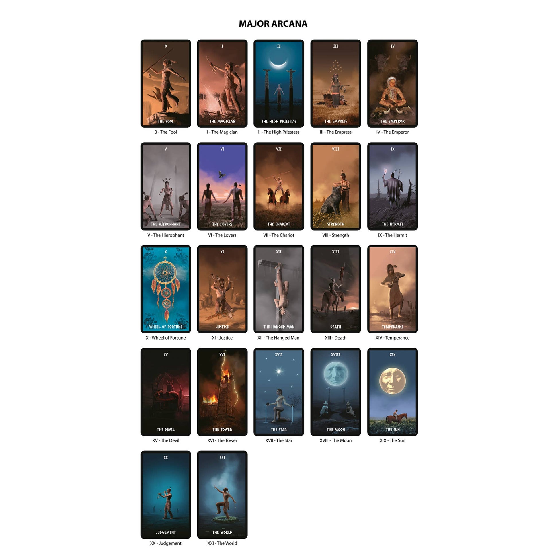 The Native Spirit Tarot Modern Tarot Cards Deck