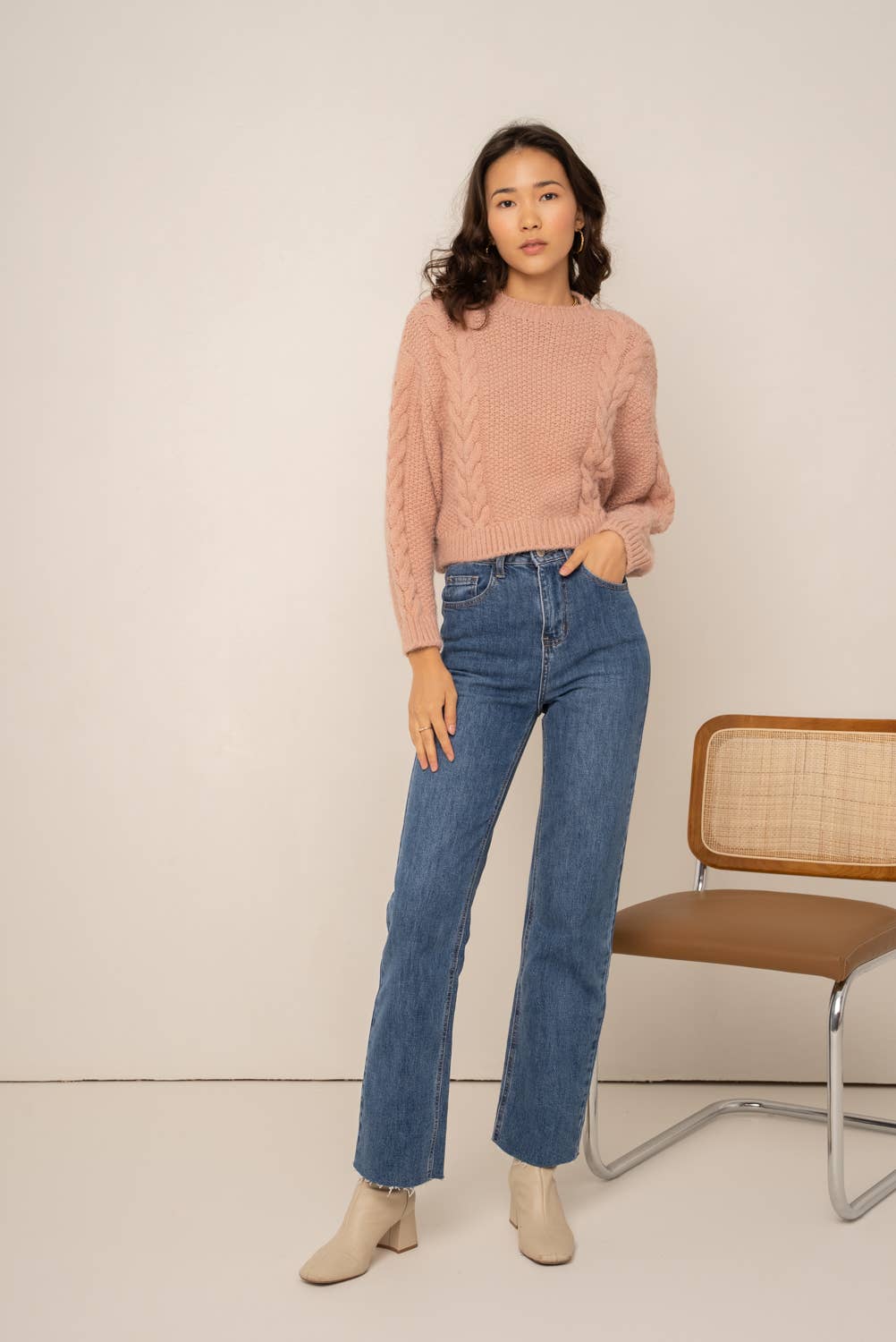 Maddie straight Jeans: STONE_DENIM / 34