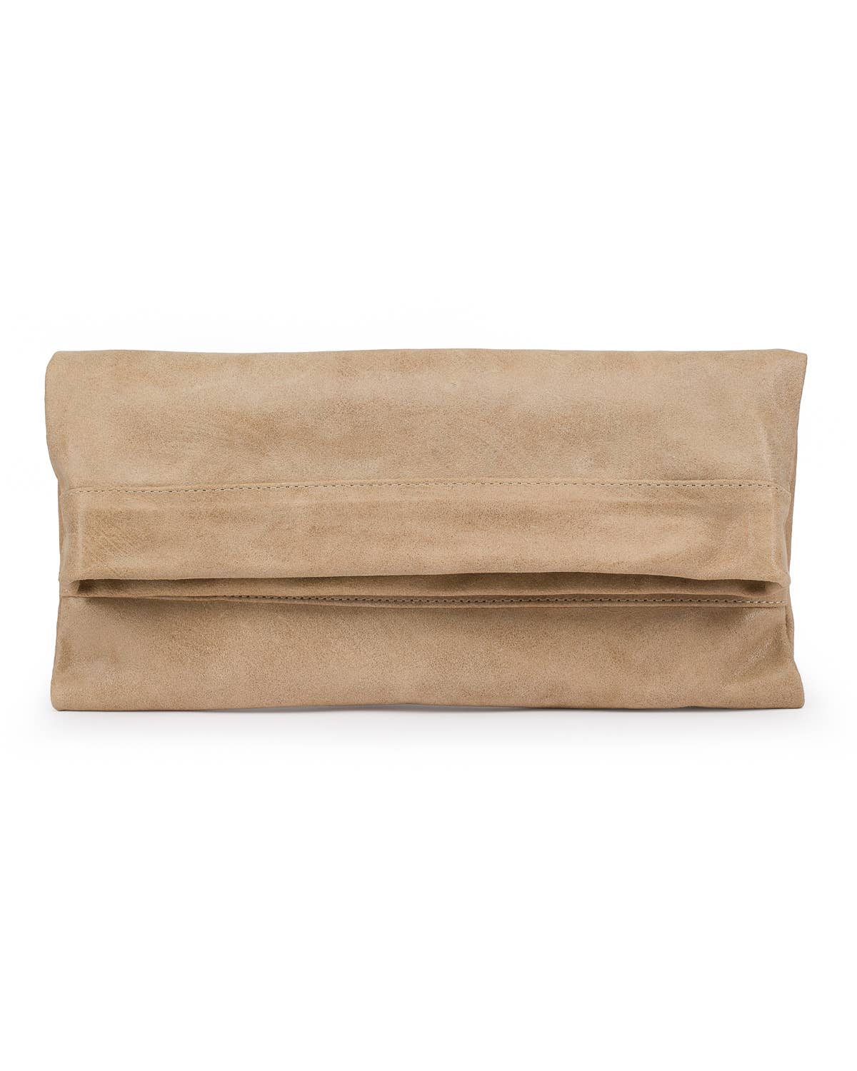 Mollie Crossbody Clutch: Light Brown