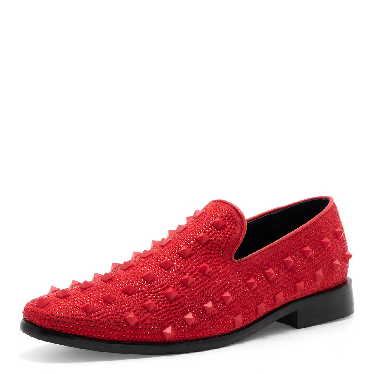 Francisco All-over Pyramid Ornament Detail Dress Loafers