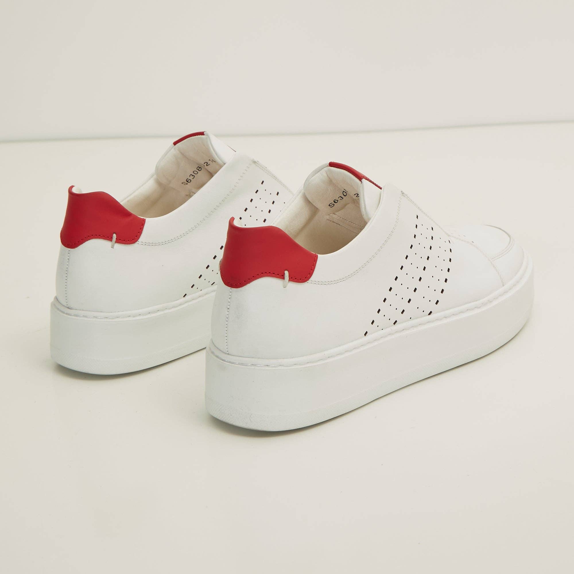 Blanco Casual Sneaker -  White Red