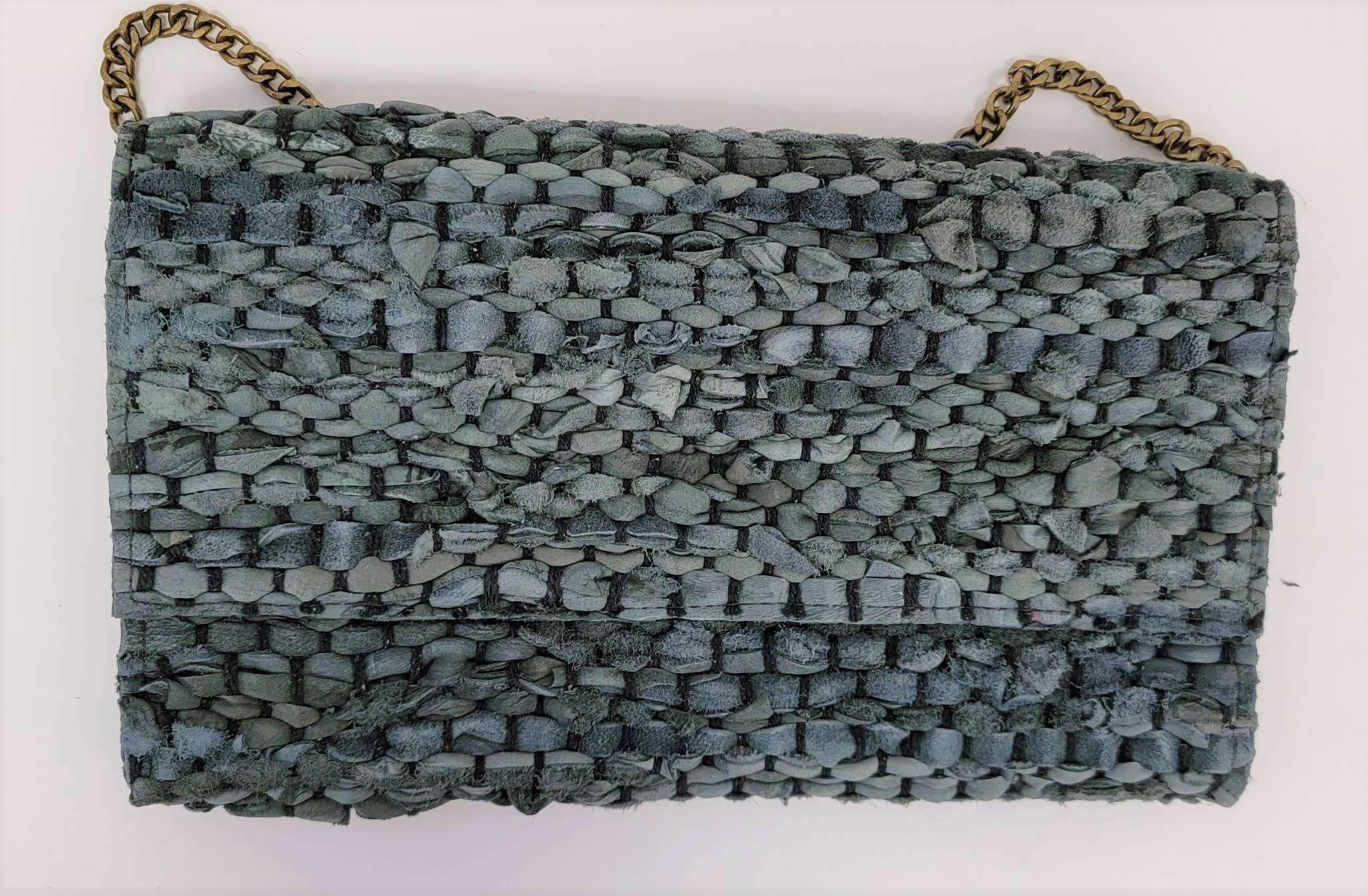 LEATHER CLUTCH RECYCLED LEATHER