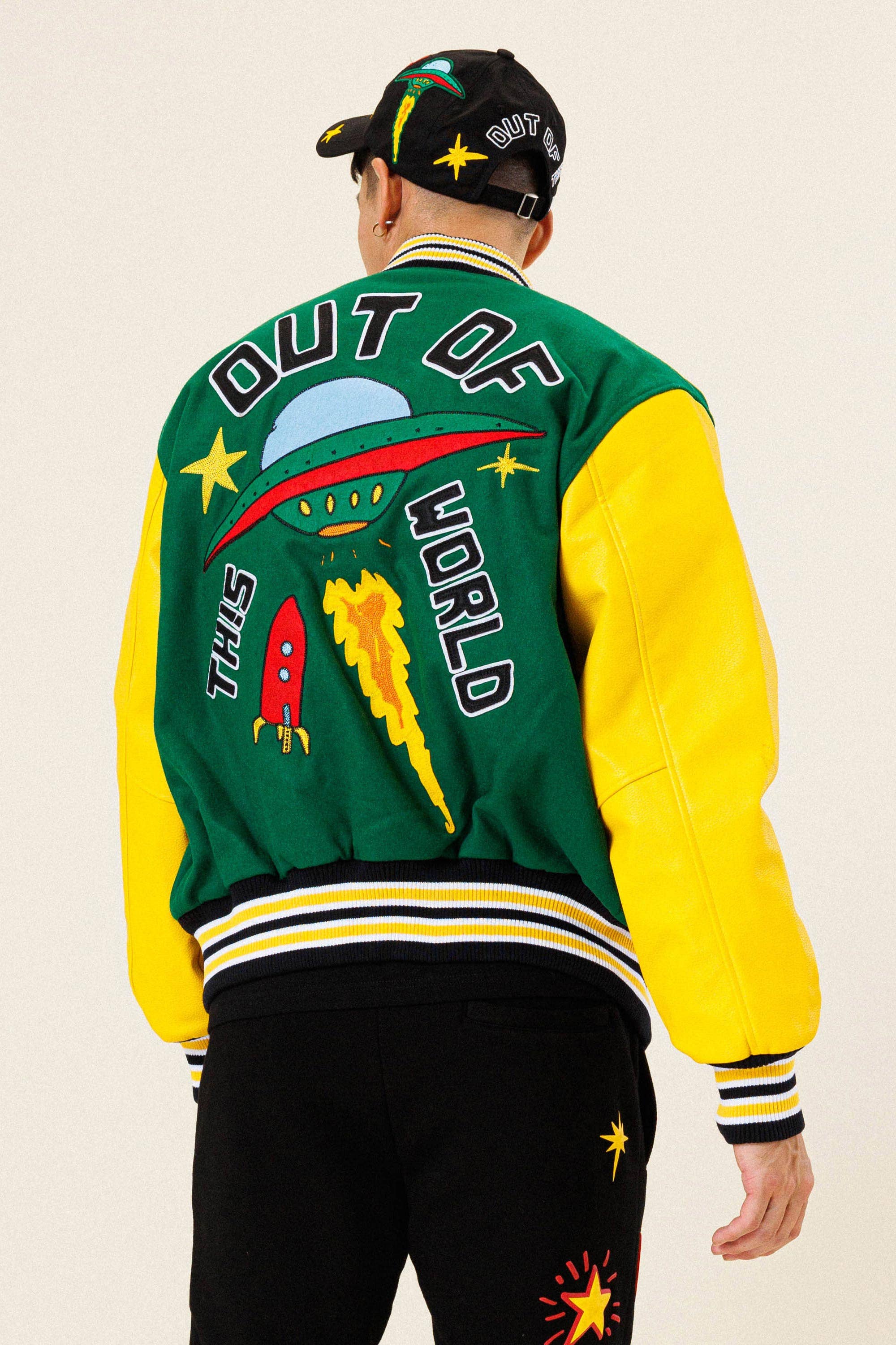 OUT OF THIS WORLD VARSITY JACKET