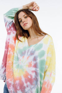 TIE&DYE pattern sweater - PAZA