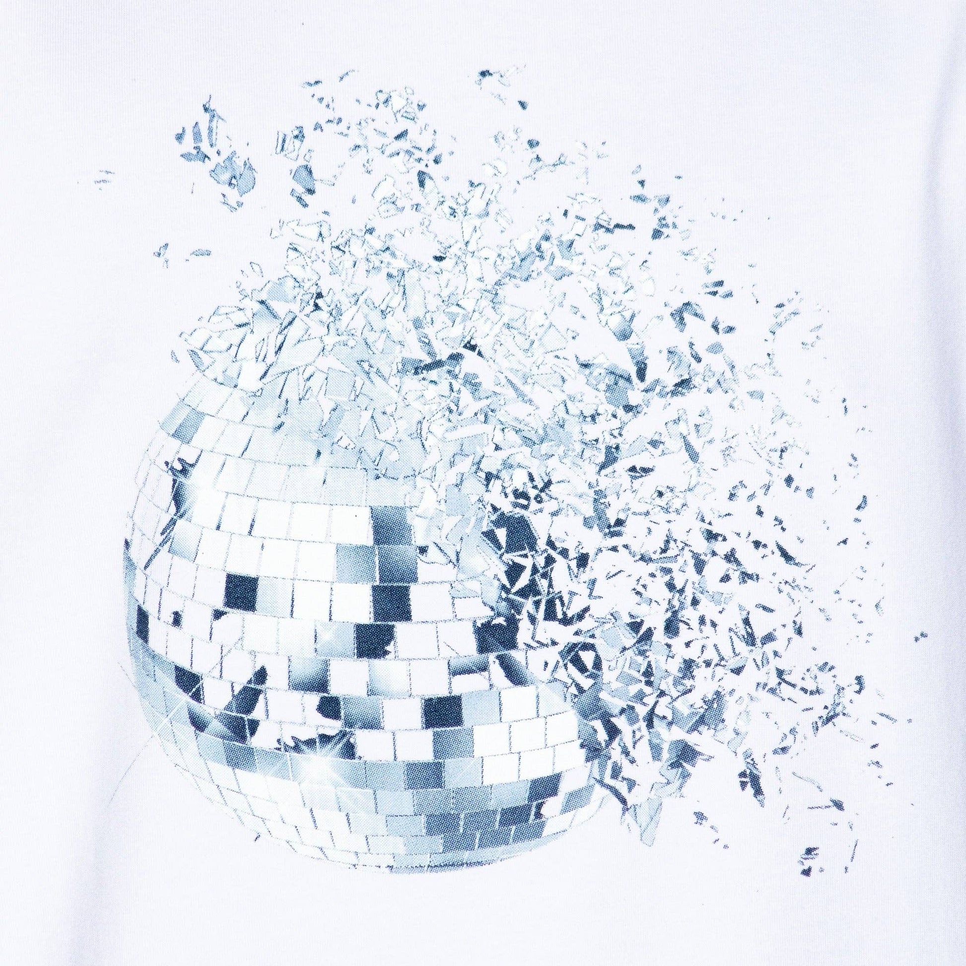 Disco Damage 8X Street T-Shirt - Whtie