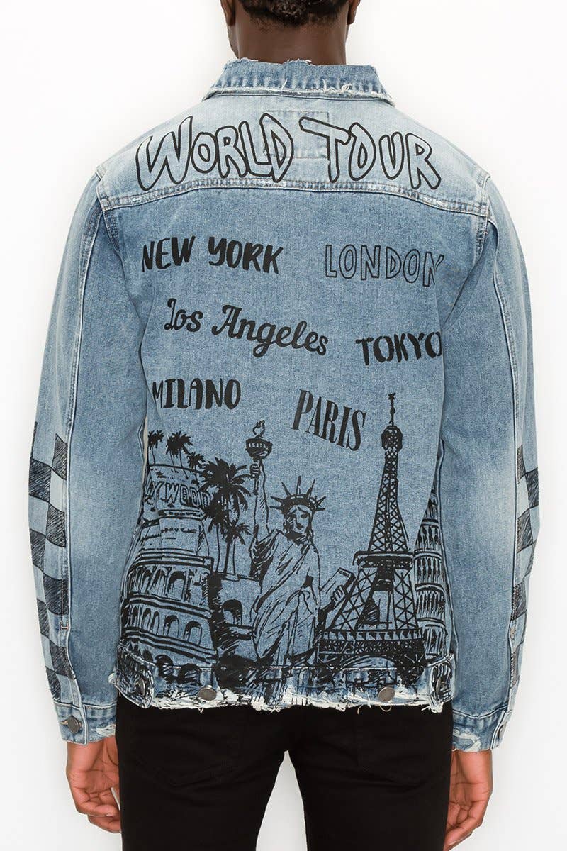 DK220 WORLD TOUR DENIM JACKET Pre-pack