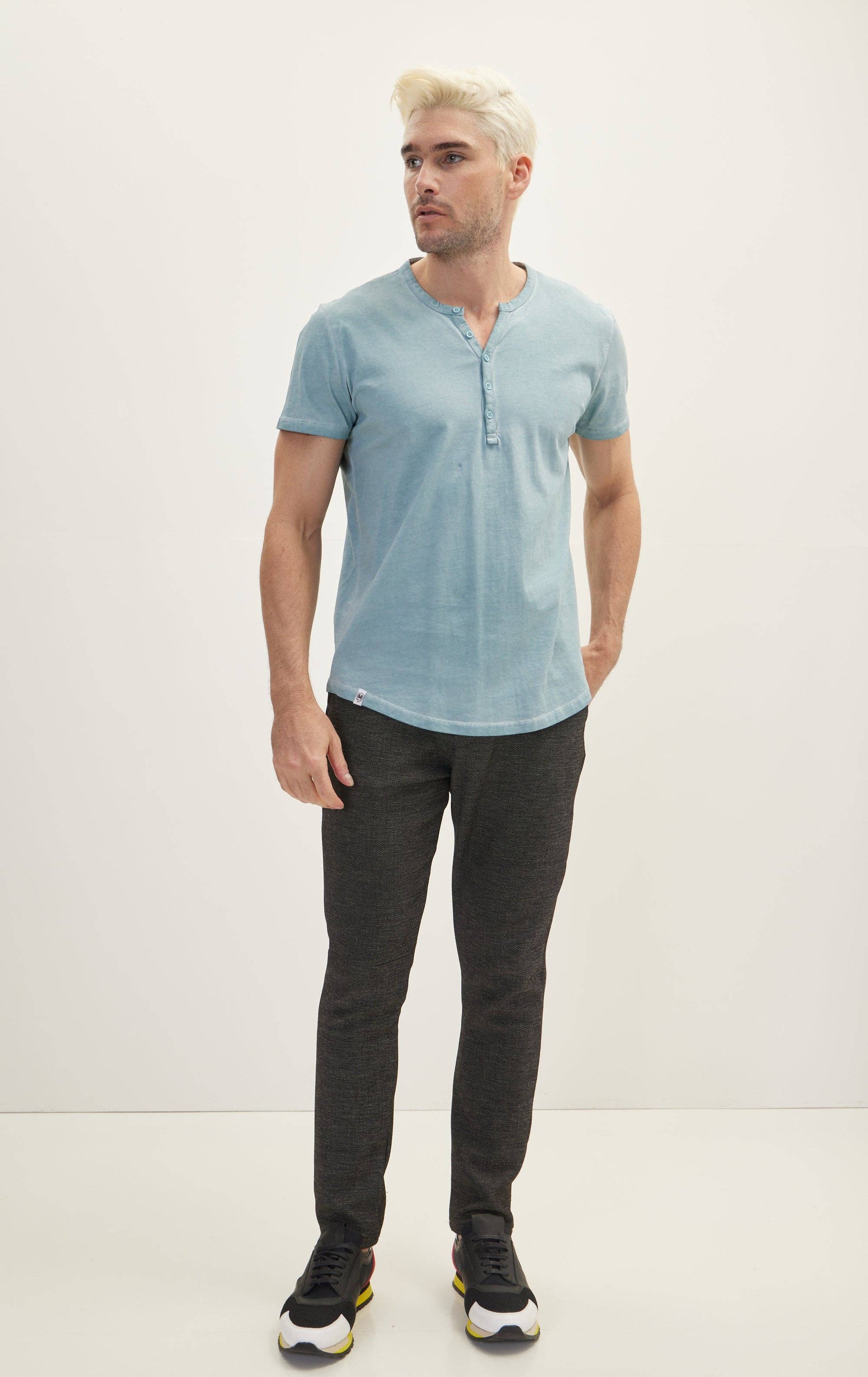 8207 SMOKE BLUE T-SHIRT