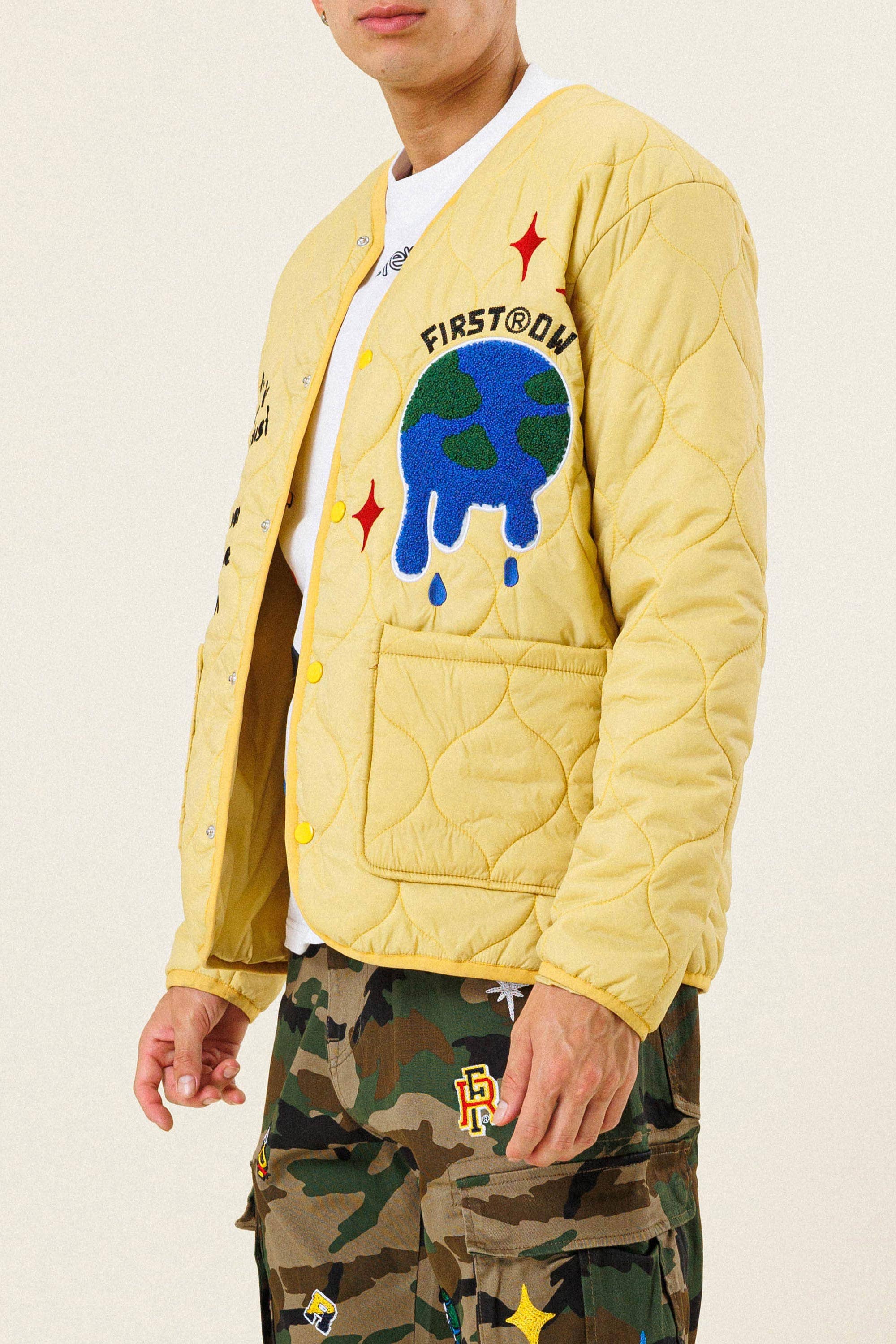 PLANET EARTH  QUILTED LINER  JACKET