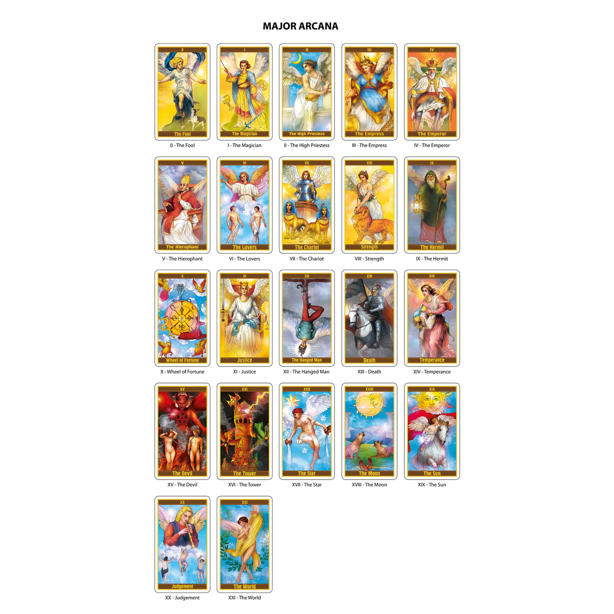 The Angels Tarot Modern Tarot Cards Deck