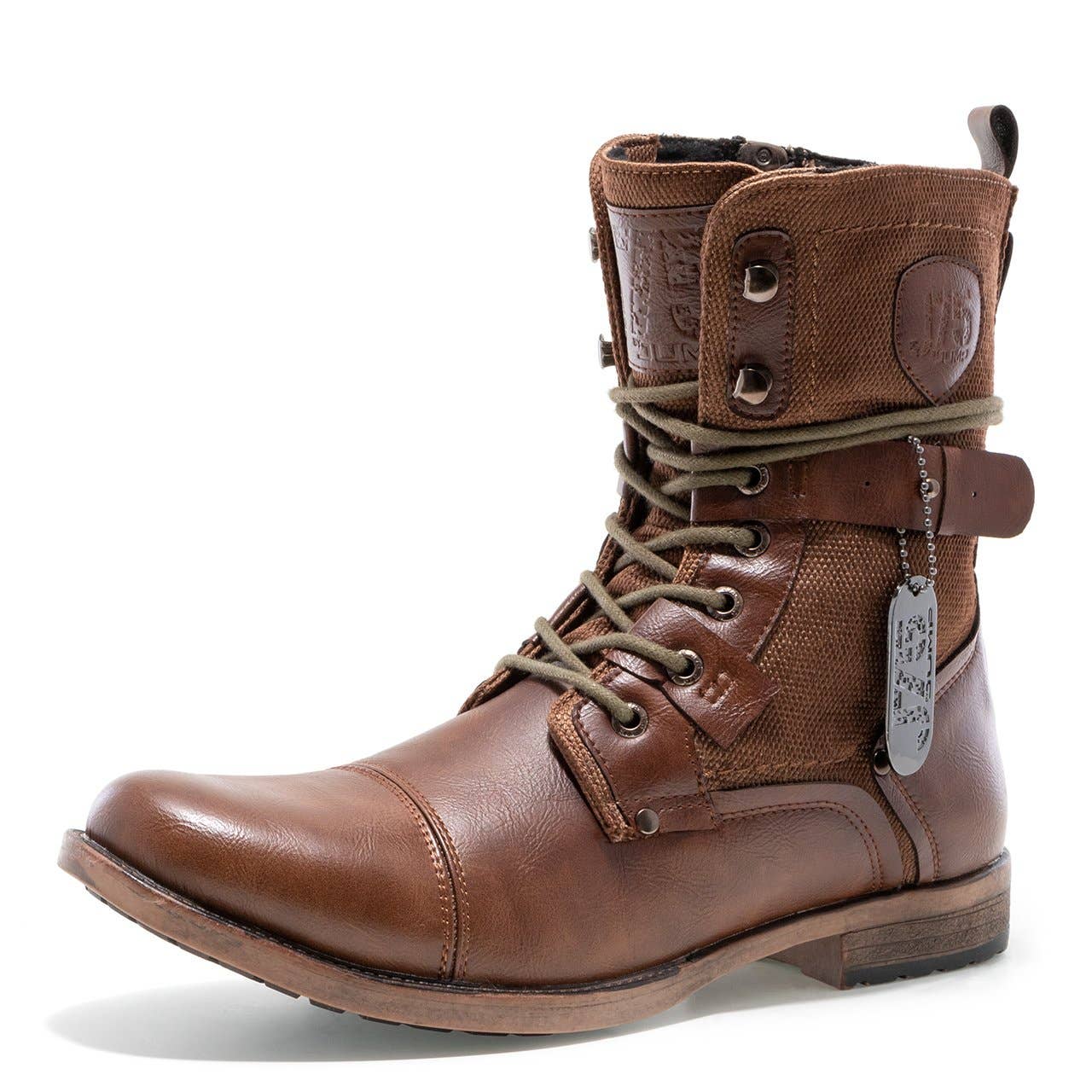 J75 by Jump Deploy Stylish Mid-calf Combat/Military Boots