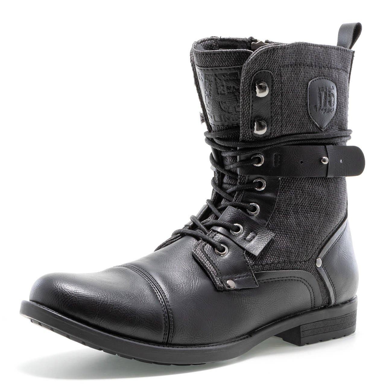 J75 by Jump Deploy Stylish Mid-calf Combat/Military Boots