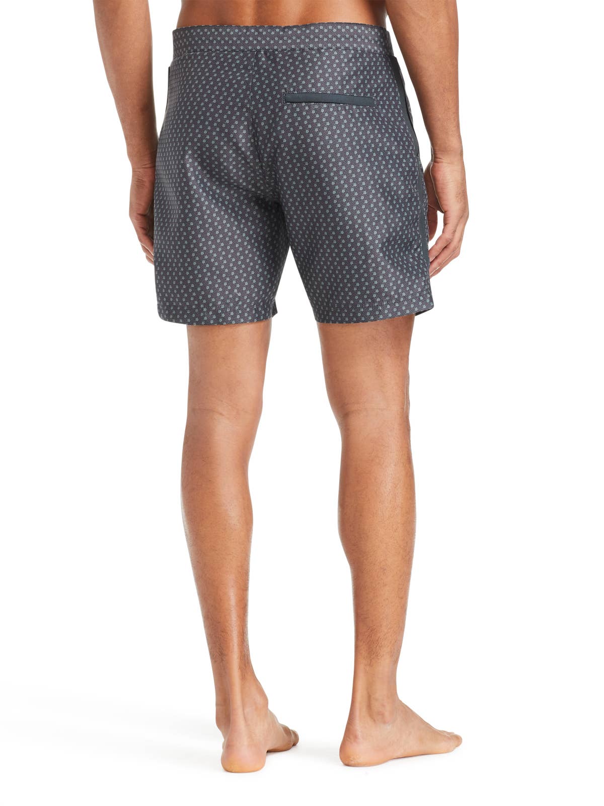 CARTER TEXTURED DOT PRINT SWIM TRUNKS