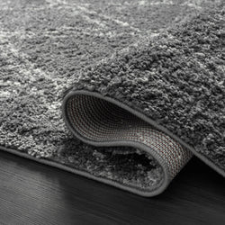 Image of Abani Willow WIL230A Contemporary Grey and Ivory Linear Rug