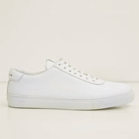 N° D4802 All Leather Court Sneakers  - WHITE