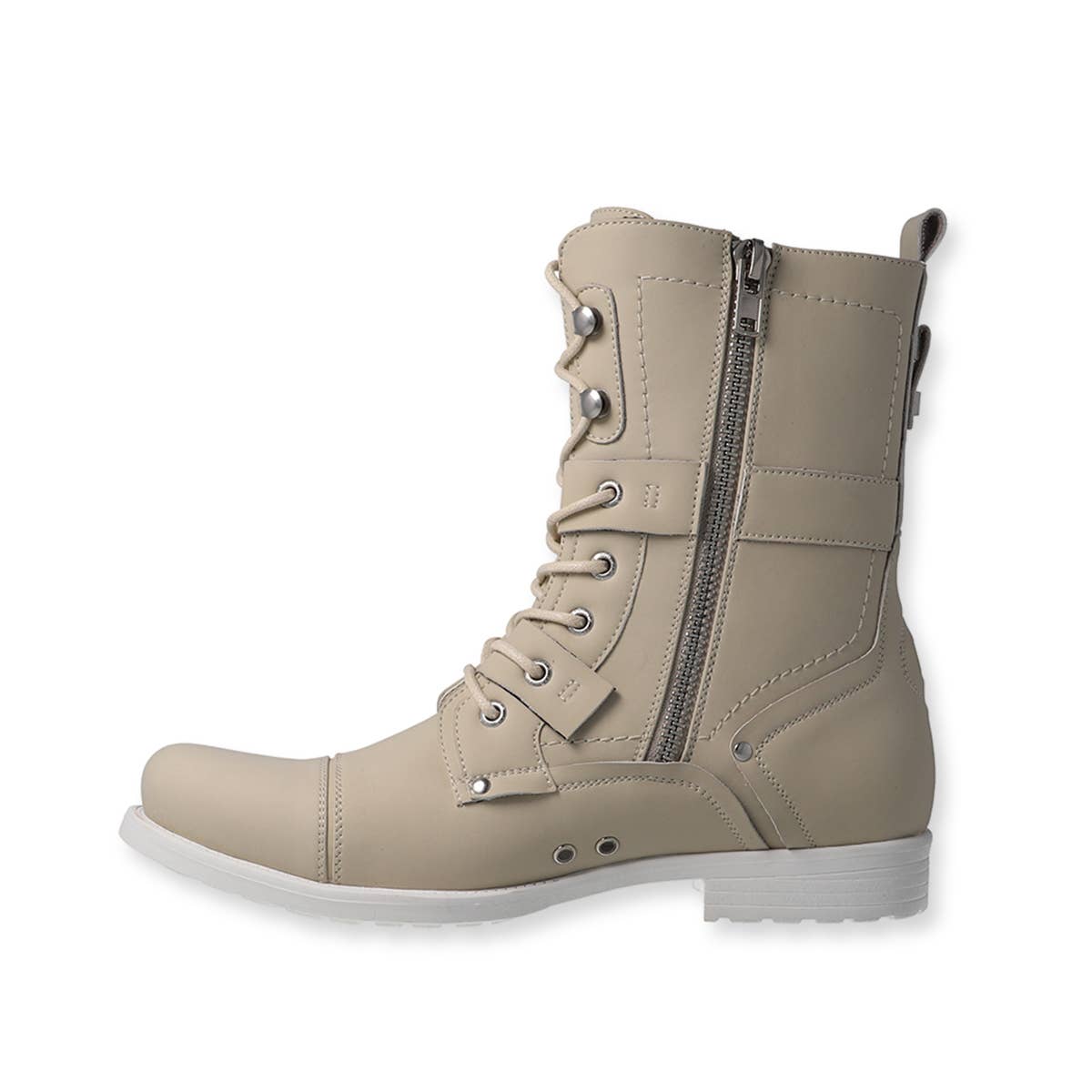 J75 by Jump Deploy Stylish Mid-calf Combat/Military Boots