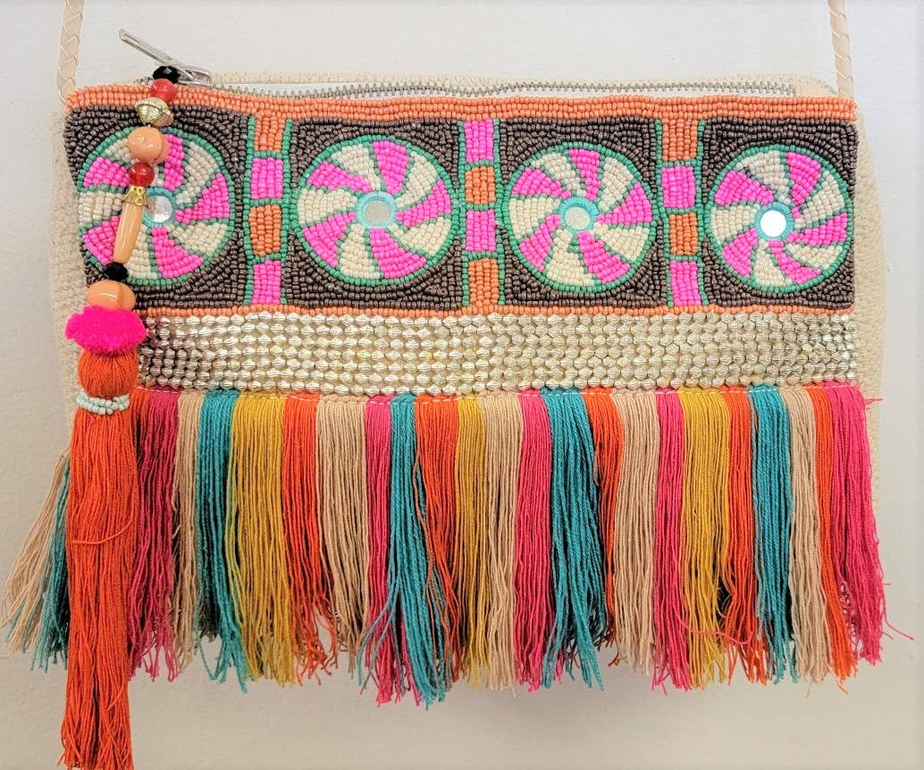 BOHEMIAN ZIPTOP CROSSBODY BAG