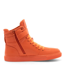 Image of Sullivan-2 High-top Fashion Sneaker for Men: Orange / 9