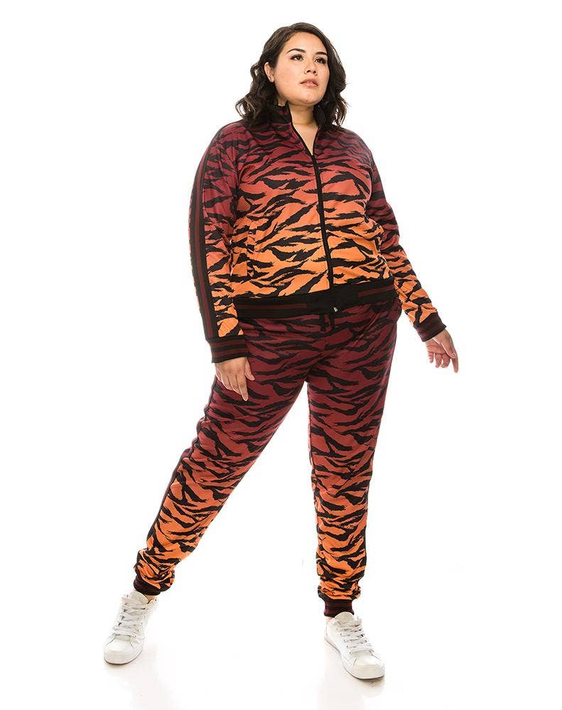 Women Tiger Camo Track Suits Pre-Pack