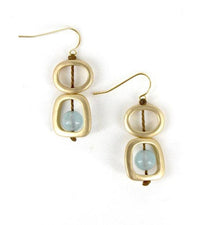 410E - Gold Geometric Earring