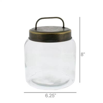 Archer Canister with Metal Lid