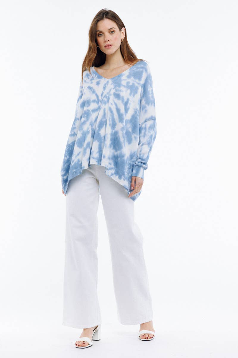 TIE&DYE pattern sweater - PAZA