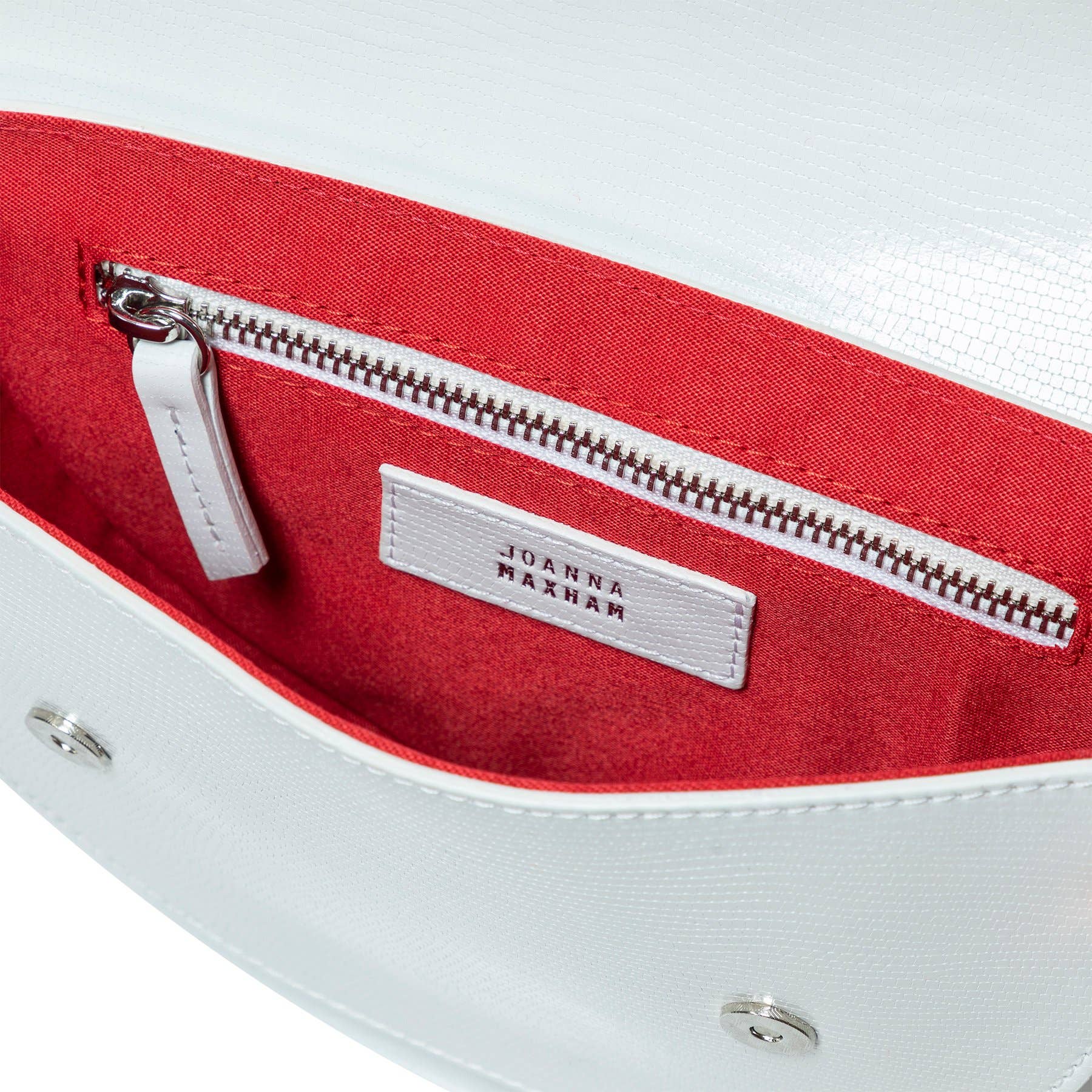 Lune Saddle Bag (White Lizard)