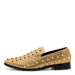 Image of Francisco All-over Pyramid Ornament Detail Dress Loafers