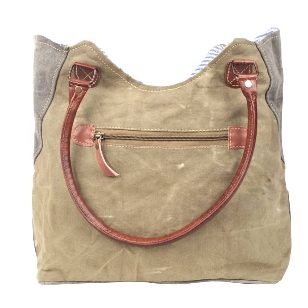 Vintage Portrait Canvas Tote