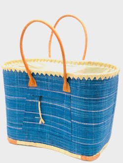 Image of Rabat Big Straw Basket Bag