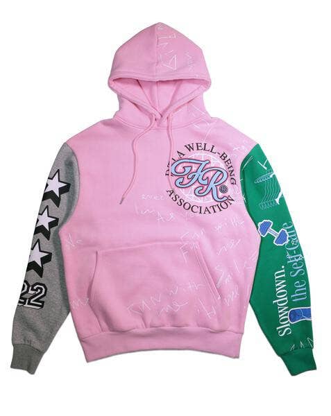 COLOR BLOCK WELLBEING ASSOC HOODIE