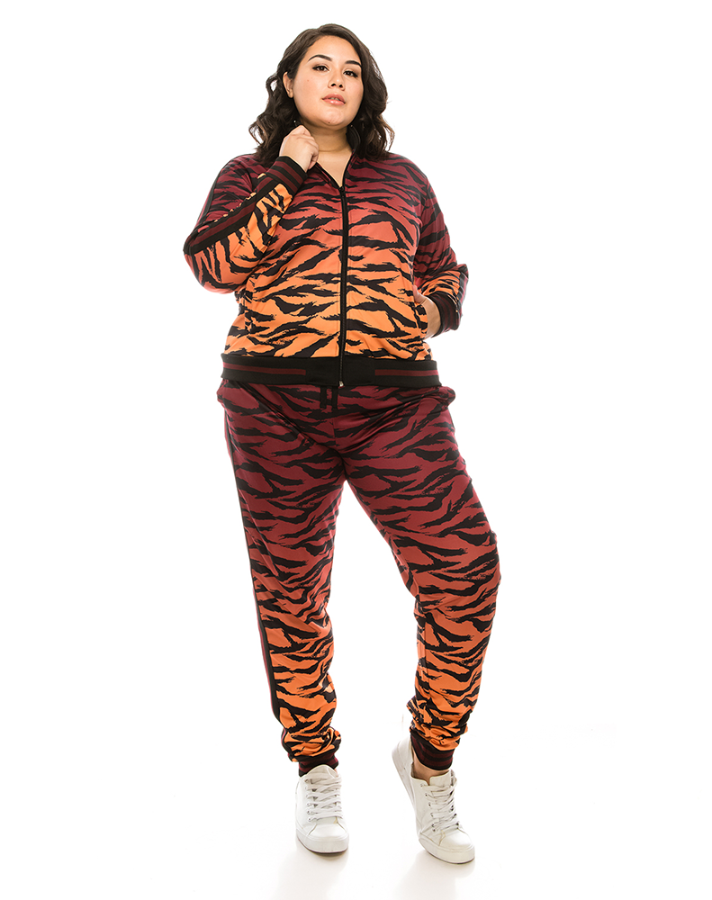 Women Tiger Camo Track Suits Pre-Pack