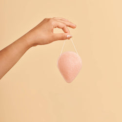 Image of Package-Free Konjac Sponges - Rose Flower