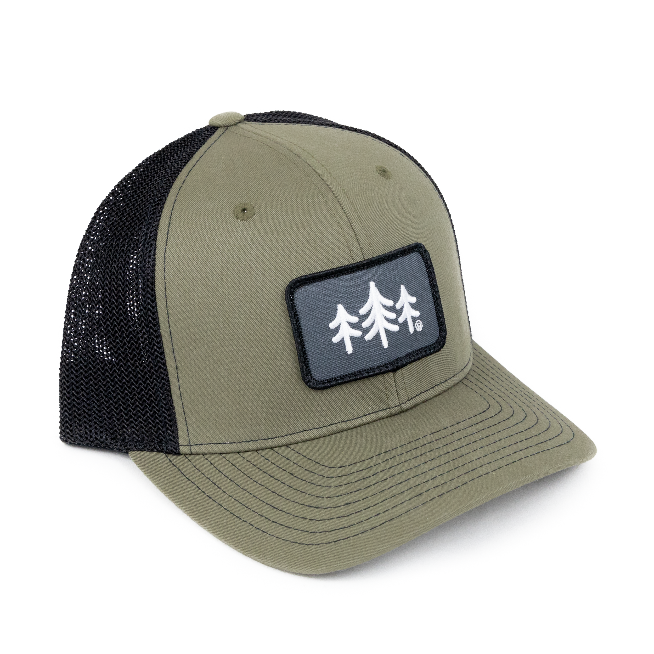 Flex+ TriPine Patch Trucker Hat (7921699193059)