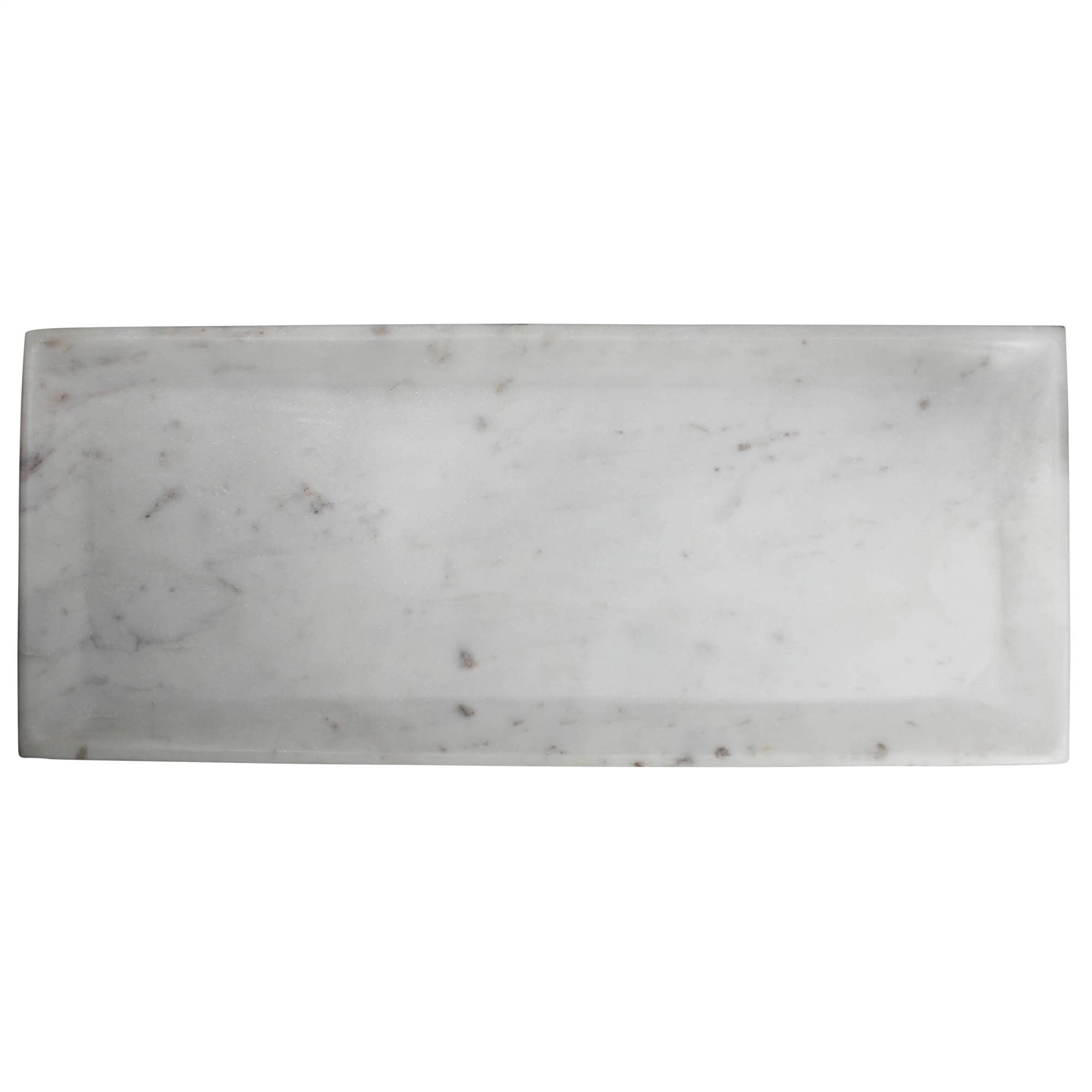 HomArt - Essex Rectangle Plate, Marble - Lrg (7798949806307)