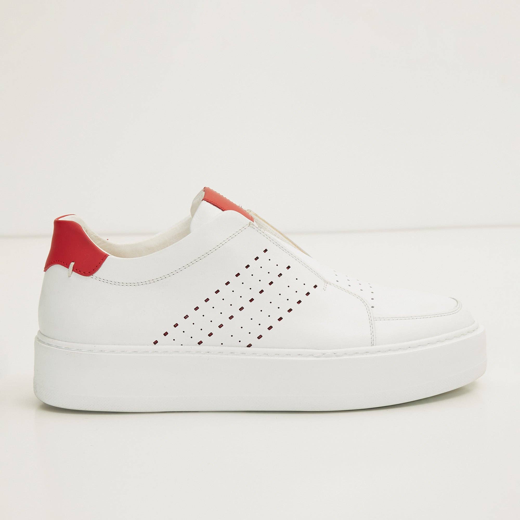 Blanco Casual Sneaker -  White Red