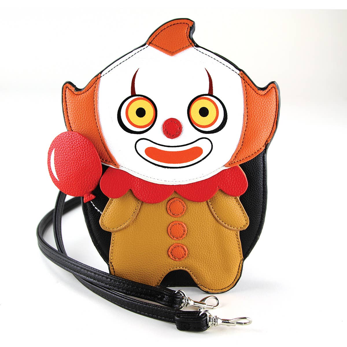 COMECO INC - 81249UB Cute Scary Clown Crossbody Bag in Vinyl (7831943807203)