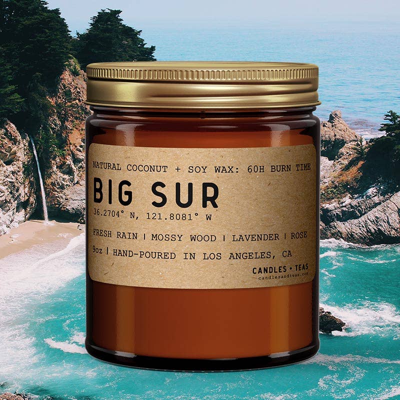 Candlefy - Big Sur California Candle: Natural Coconut Soy Wax Candle (7799000695011)