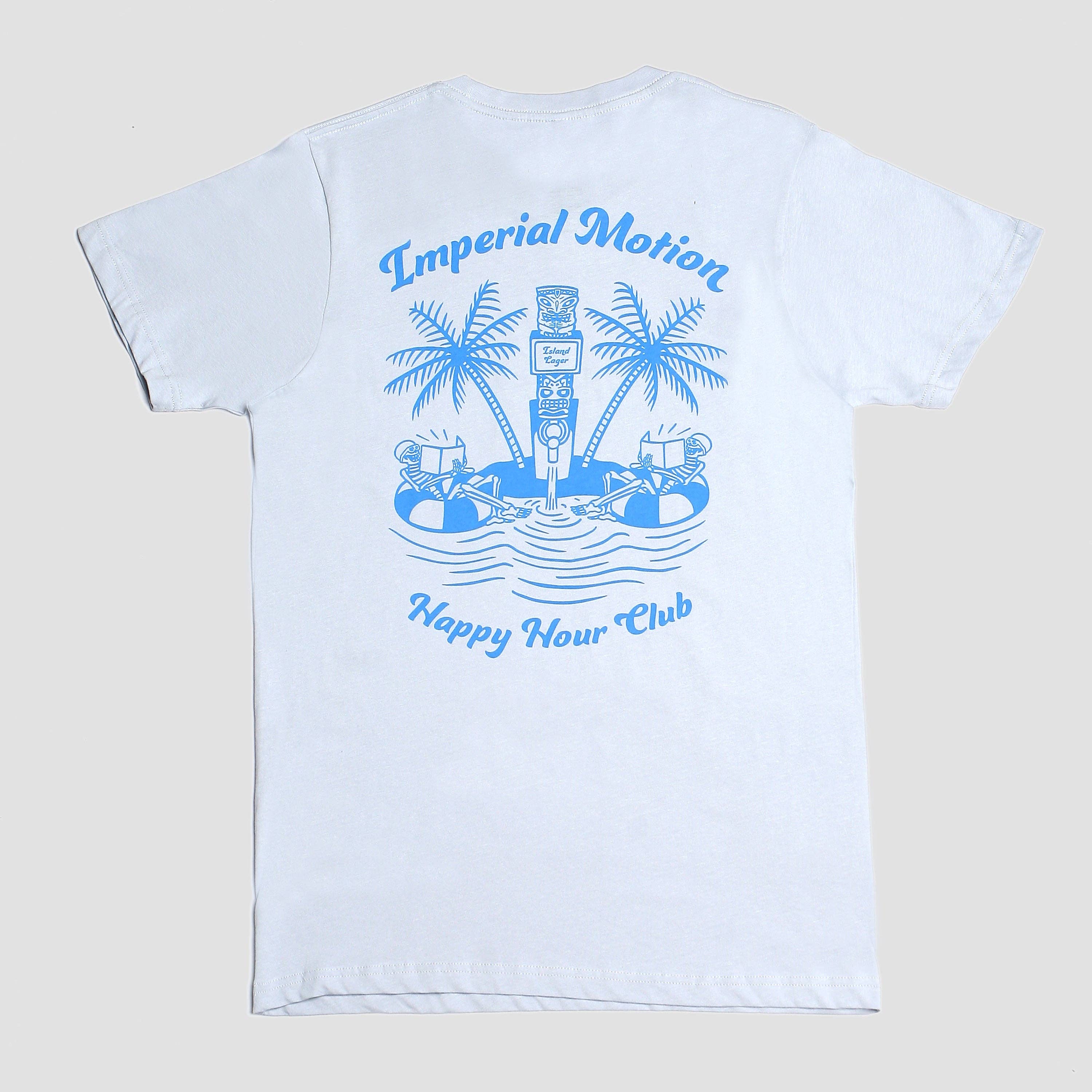 Happy Hour Club T-Shirt - Blue Fog (7842072101091)