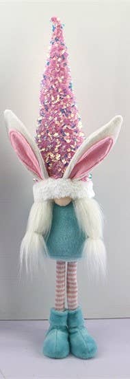 Galt International Company - Pink Fabric Standing Girl Bunny Gnome 20"H (7798947512547)
