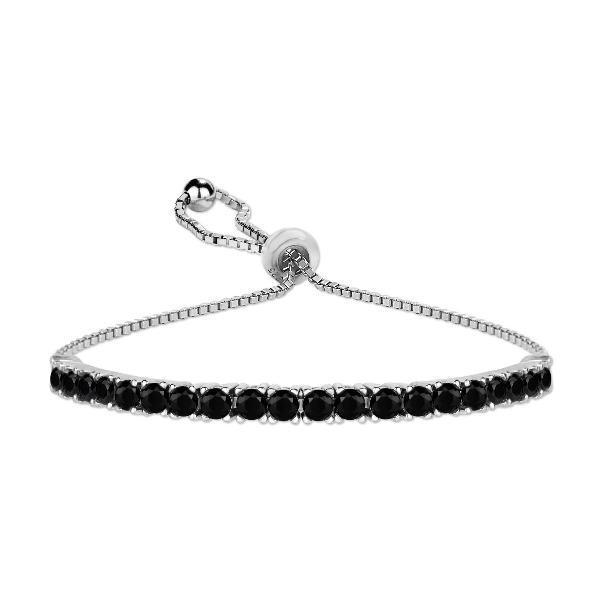 KAFTHAN - Sterling Silver Classic Adjustable Tennis Bracelets (7802956153059)