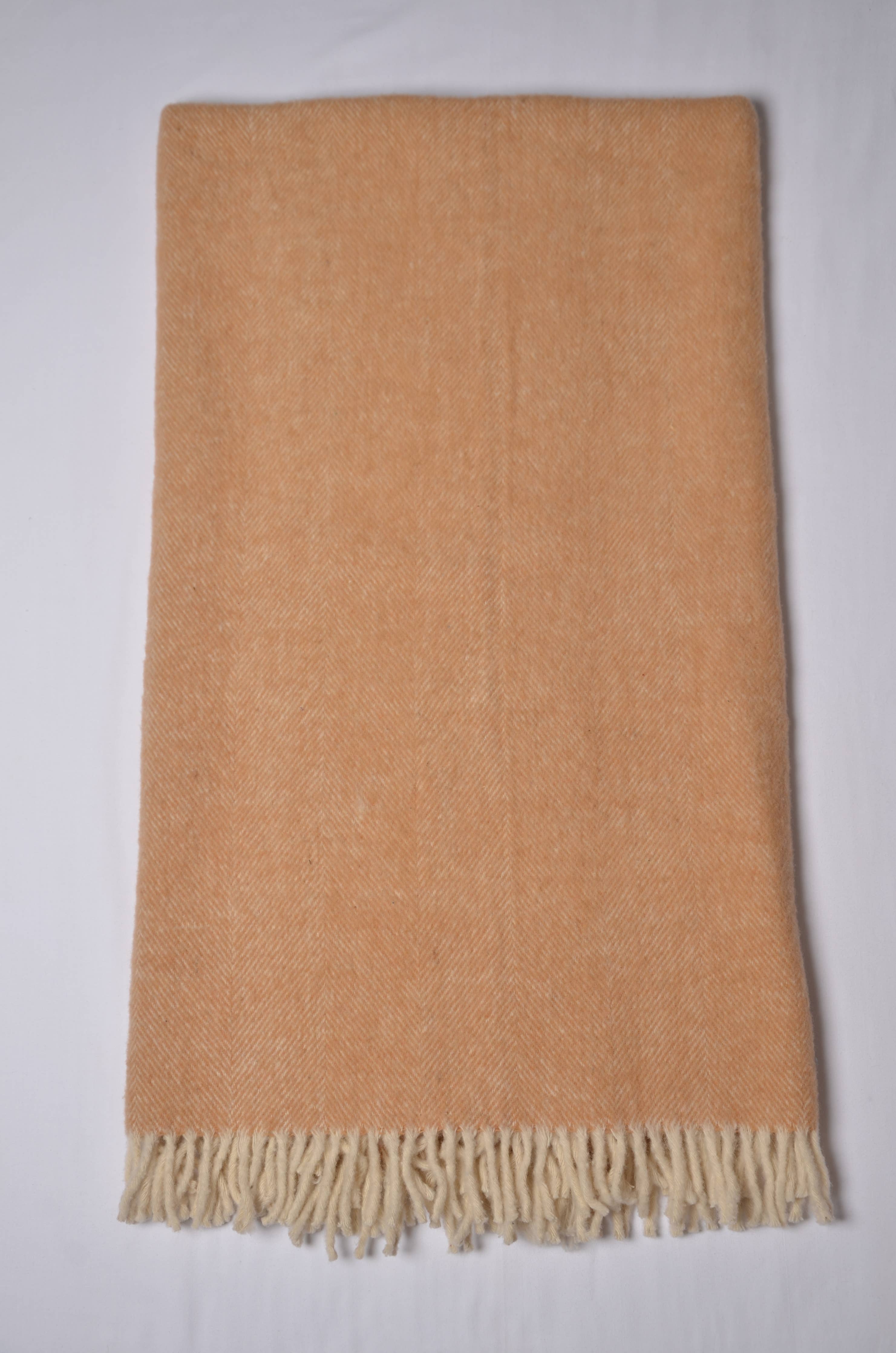 KAFTHAN - Brushed Herringbone Wool Throw Blankets 50"x70" (7802956284131)
